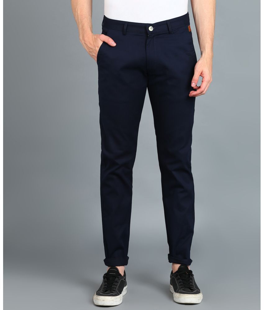     			Urbno Fashion Dark Blue Slim Chinos ( Pack of 1 )