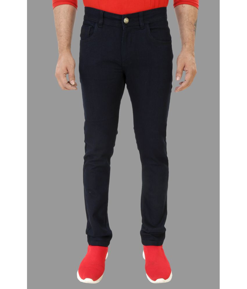     			plounge - Navy Blue Denim Slim Fit Men's Jeans ( Pack of 1 )