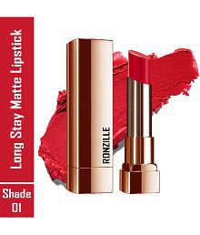 Ronzille - Cherry Red Matte Lipstick 5