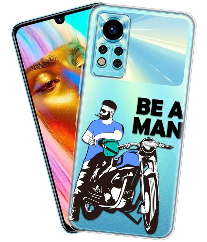     			NBOX - Multicolor Silicon Printed Back Cover Compatible For infinix Note 12 i ( Pack of 1 )