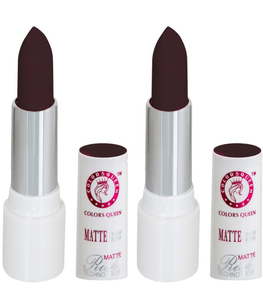     			Colors Queen - Coffee Brown Matte Lipstick 10
