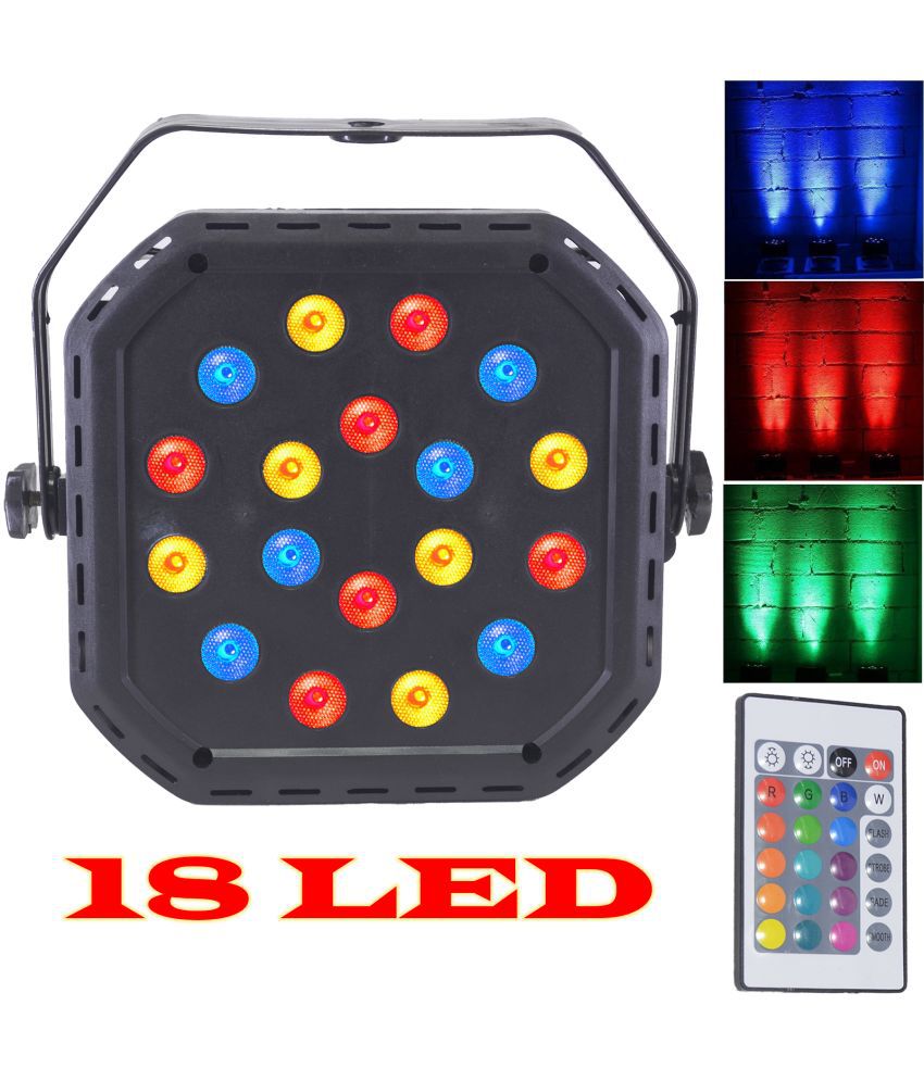     			JMALL 18 LED Disco Stage Par light with Remote