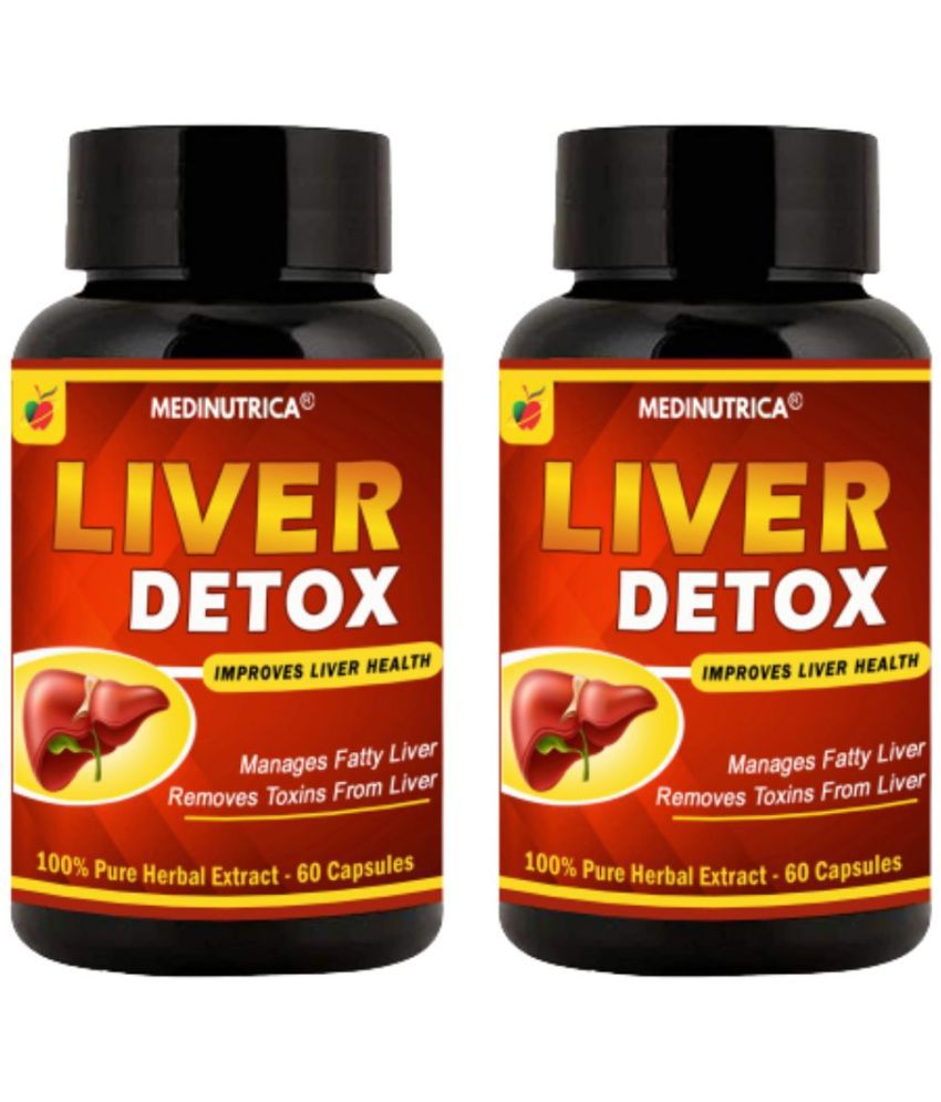     			Medinutrica Liver Detox- Liver Care Capsule 60 gm Pack Of 2
