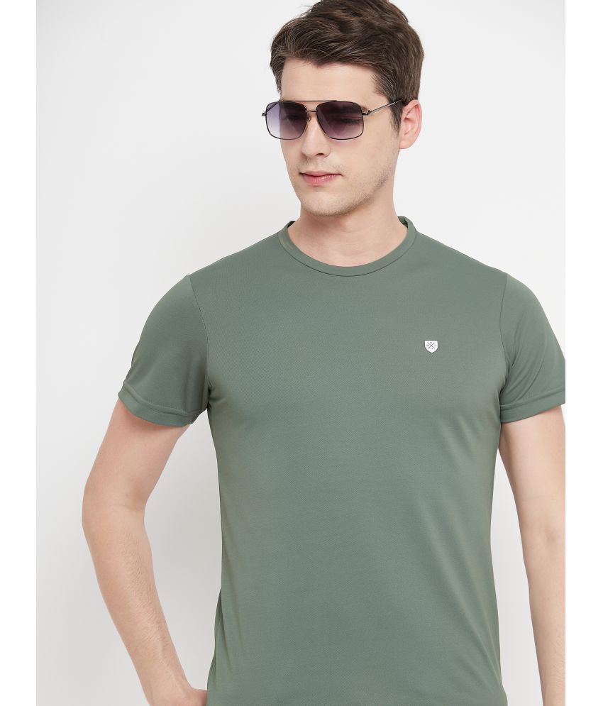     			OGEN - Green Cotton Blend Regular Fit Men's T-Shirt ( Pack of 1 )