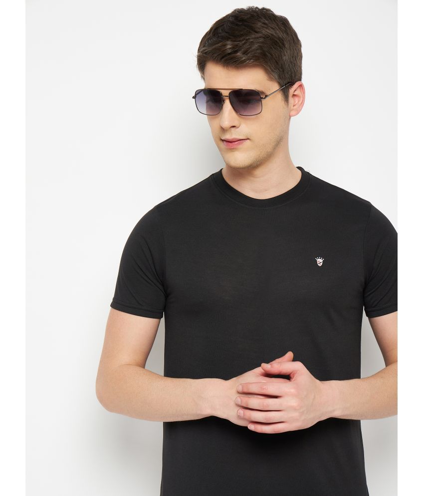     			RELANE - Black Cotton Blend Regular Fit Men's T-Shirt ( Pack of 1 )
