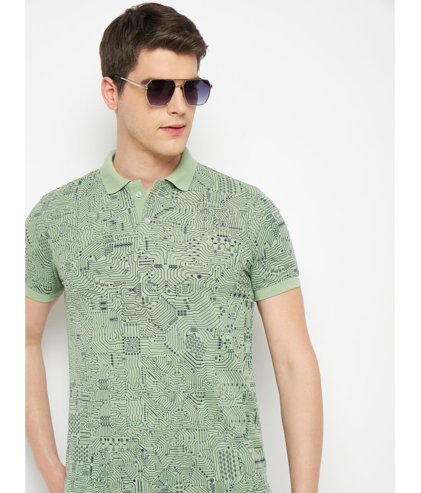     			RELANE - Green Cotton Blend Regular Fit Men's Polo T Shirt ( Pack of 1 )