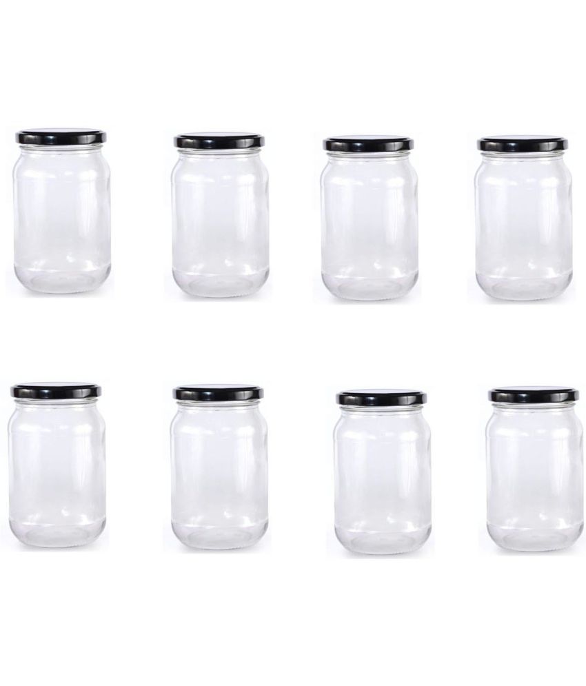     			Somil - Storage Container Glass Transparent Utility Container ( Set of 8 )