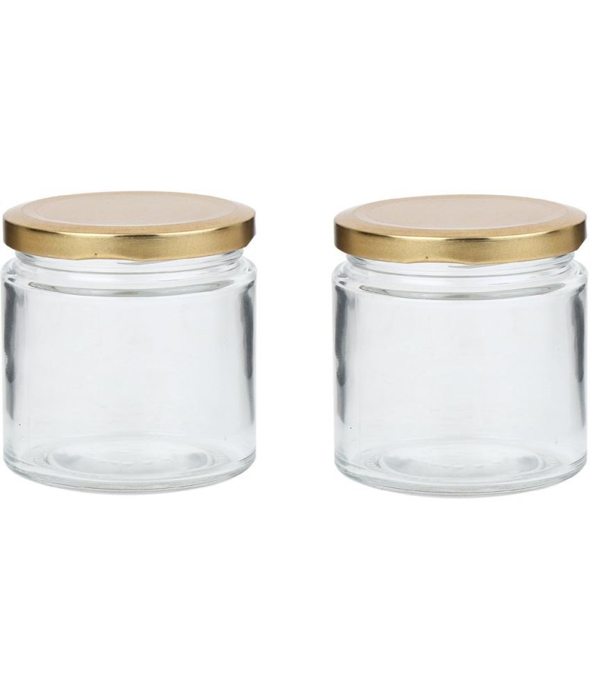     			Somil - Storage Container Glass Transparent Utility Container ( Set of 2 )