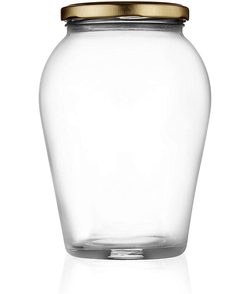     			Somil - Storage Container Glass Transparent Dal Container ( Set of 1 )