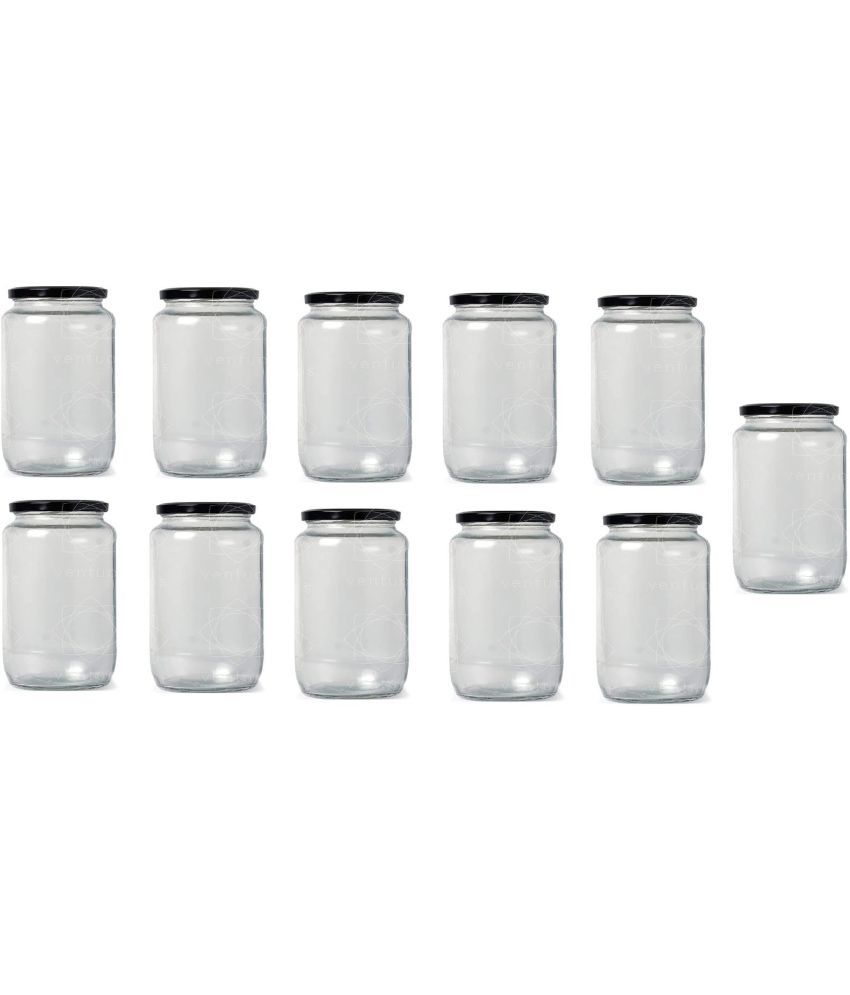     			Somil - Storage Container Glass Transparent Utility Container ( Set of 11 )