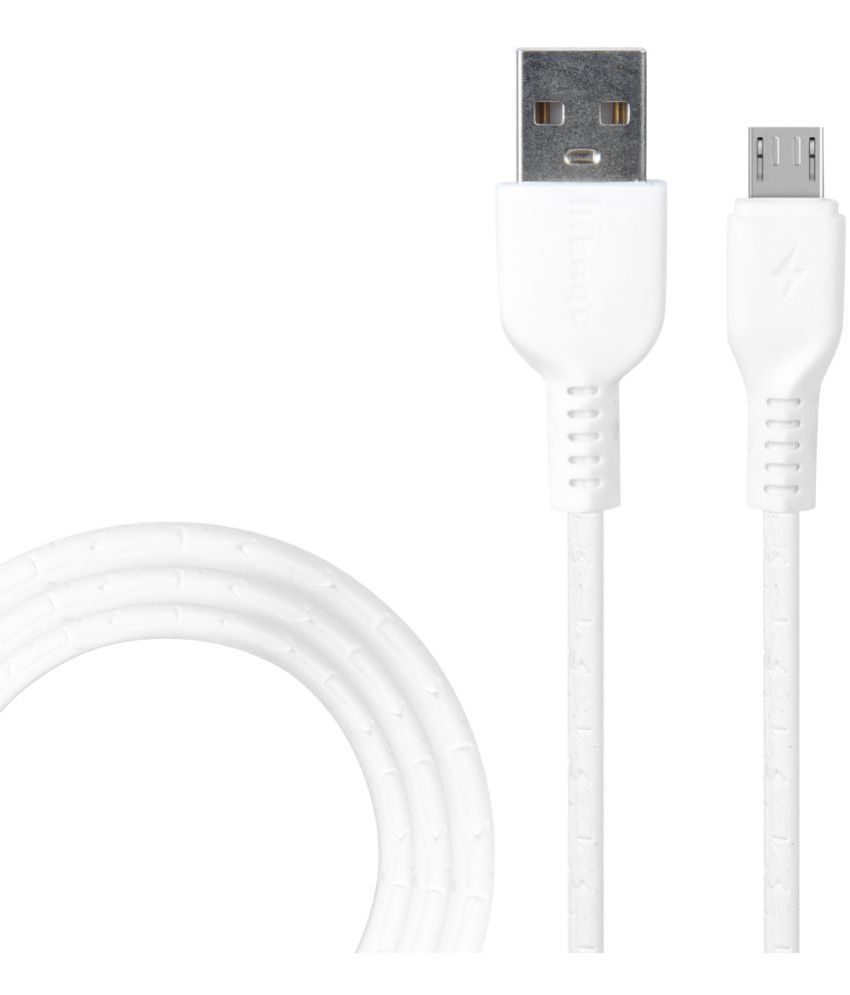     			hitage - White 2.4 A USB Data Cable 2 Meters