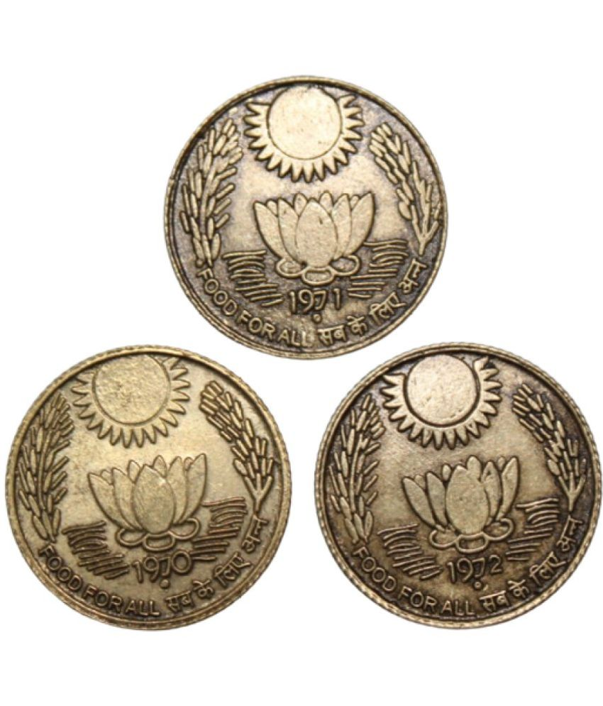     			newWay - (Set of 3)20 Paise (1970-72) 3 Numismatic Coins