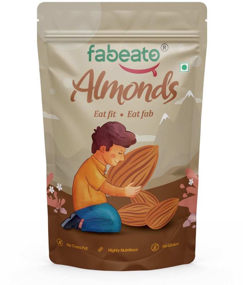     			Fabeato Natural Premium California Almonds 200 G