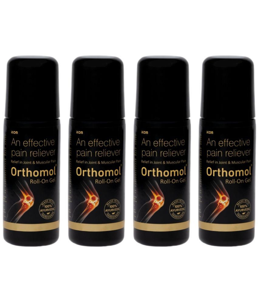     			Orthomol Ayurvedic Pain Relief Roll-On for Joint Pain, Muscular Pain, Arthritis, (Pack Of 4)