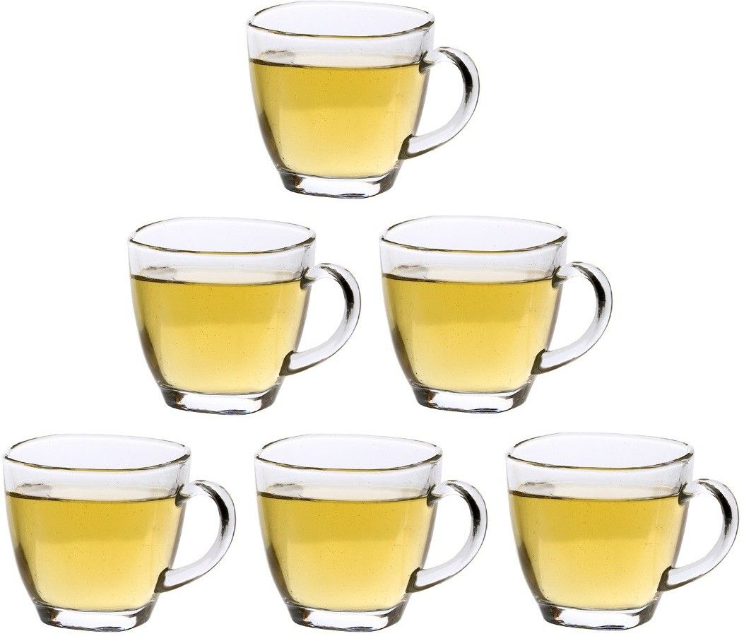     			Somil - Glass Self Stirring Tea Cup 180 ml ( Pack of 6 )