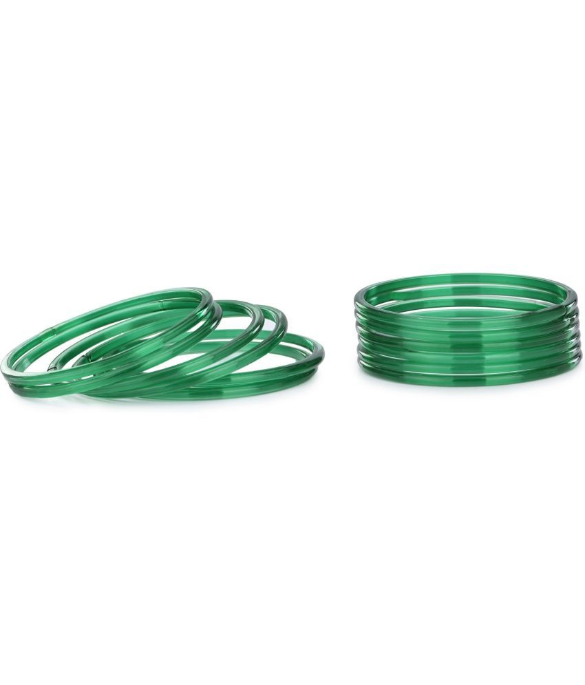     			Somil - Green Bangle Set ( Pack of 1 )