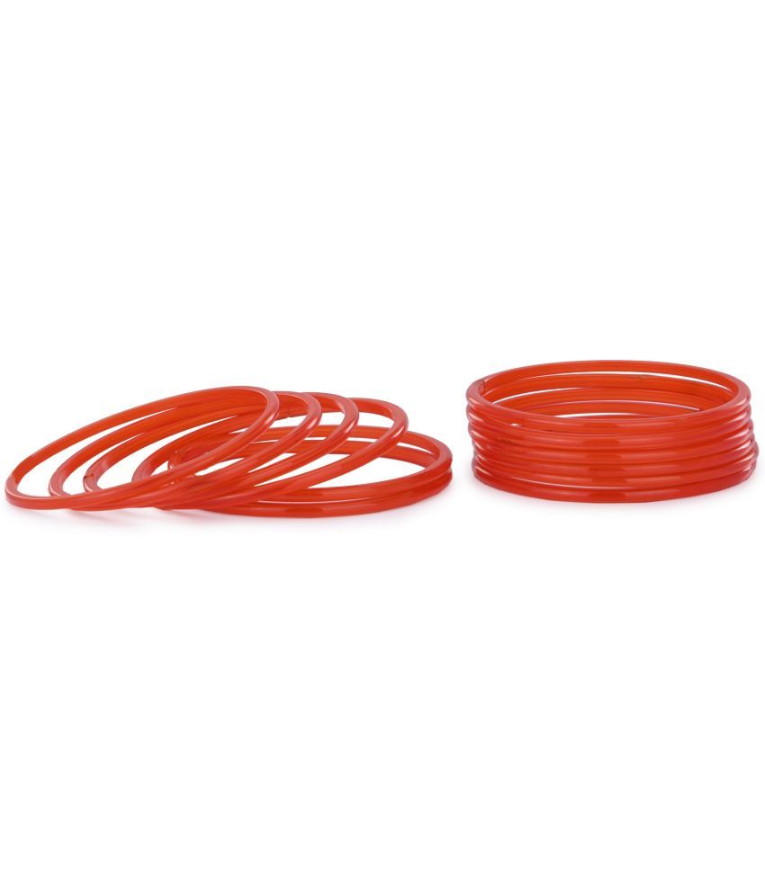     			Somil - Red Bangle Set ( Pack of 1 )