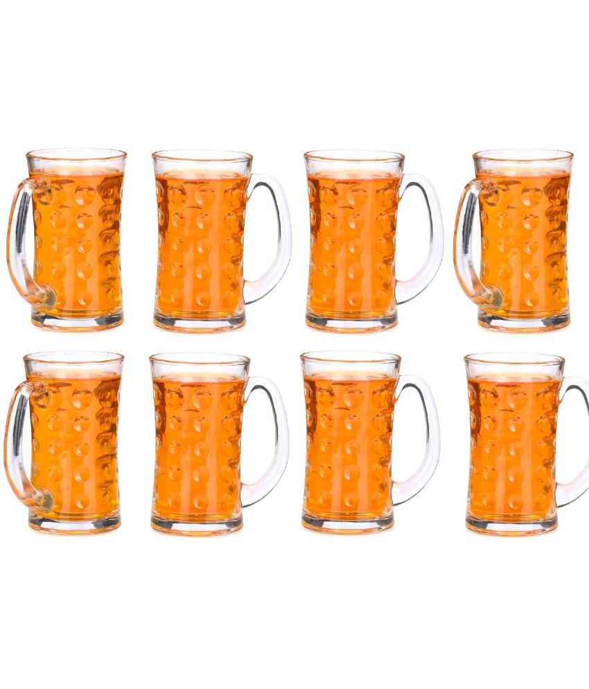     			Somil Beer Mug Glasses Set,  400 ML - (Pack Of 8)
