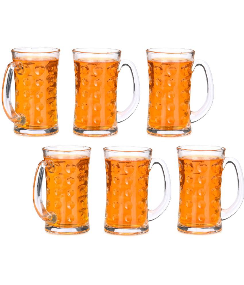     			Somil Beer Mug Glasses Set,  400 ML - (Pack Of 6)