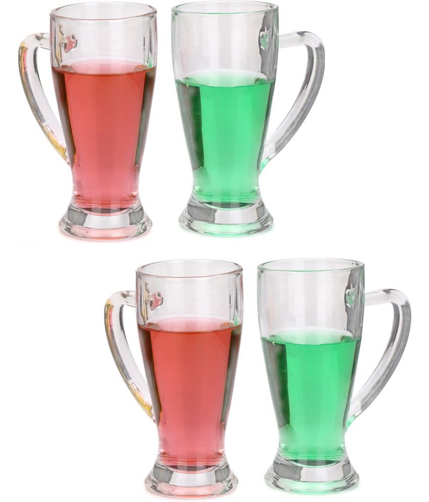     			Somil Beer Mug Glasses Set,  250 ML - (Pack Of 4)