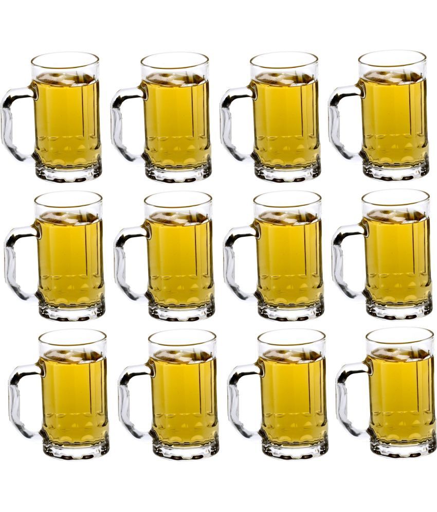     			Somil Beer Mug Glasses Set,  400 ML - (Pack Of 12)