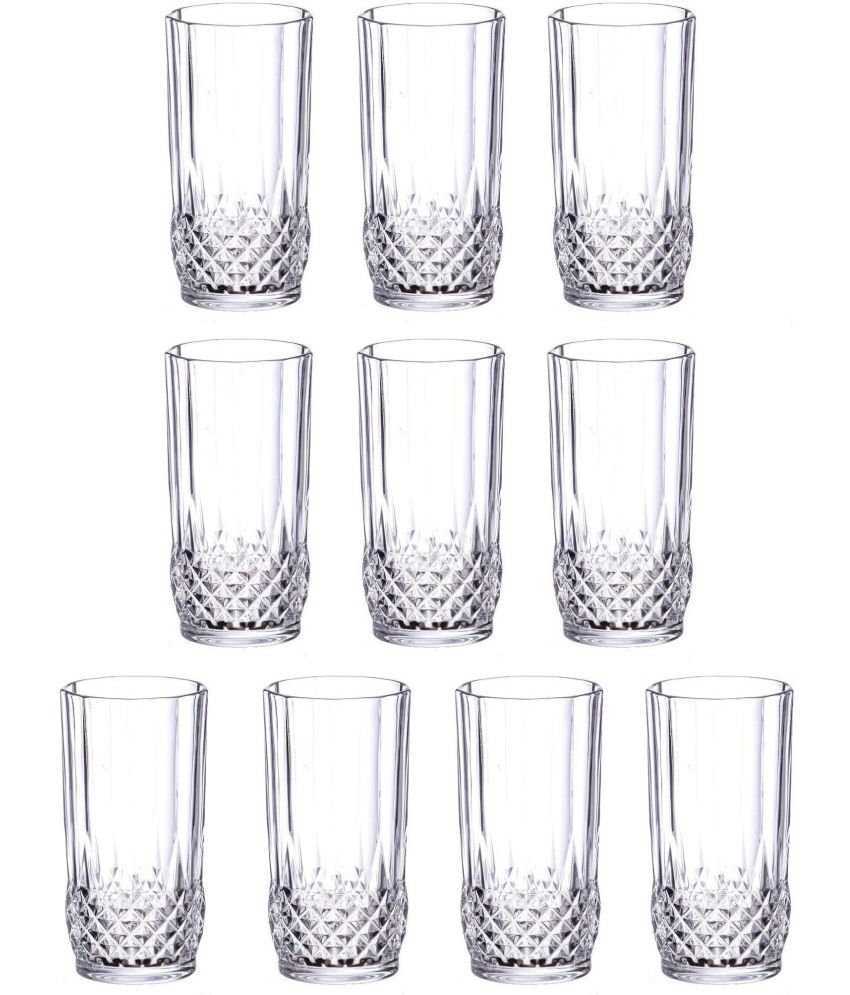    			Somil Water/Juice  Glasses Set,  200 ML - (Pack Of 10)
