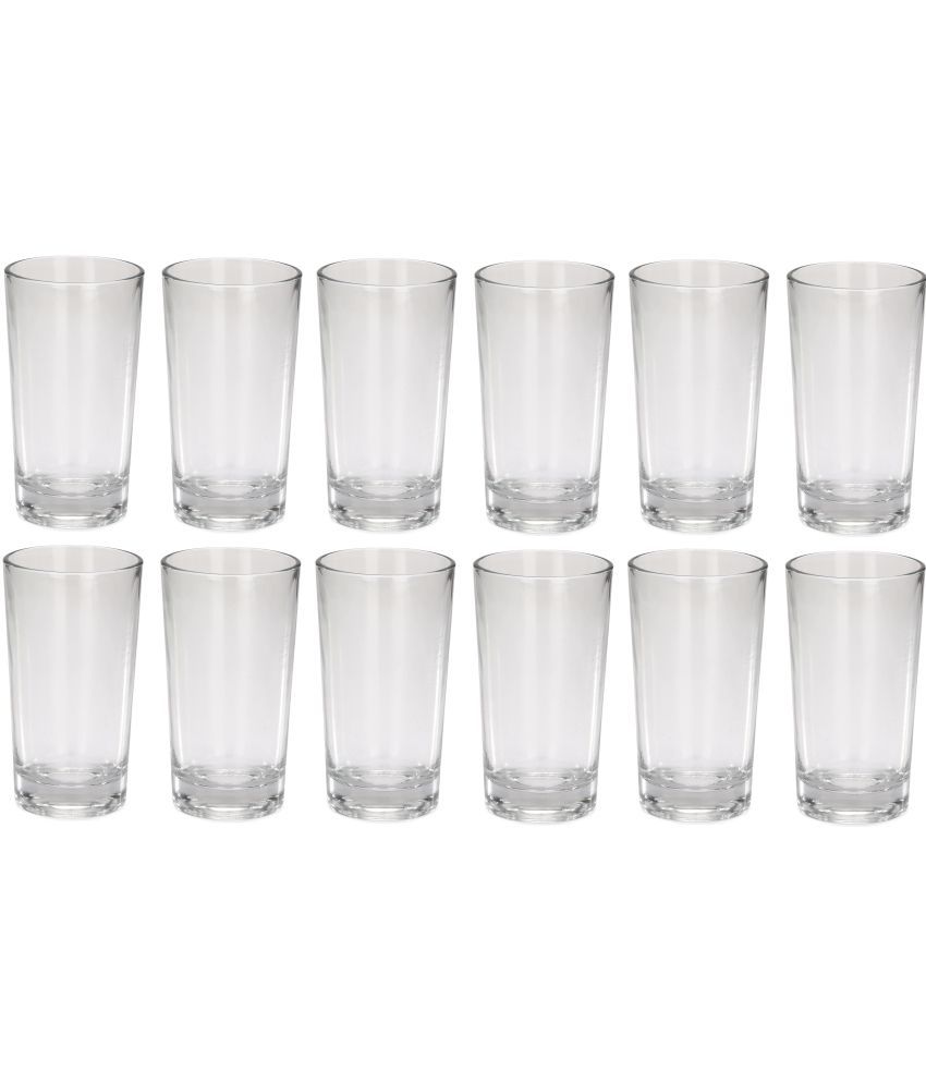     			Somil Water/Juice   Glasses Set,  250 ML - (Pack Of 12)