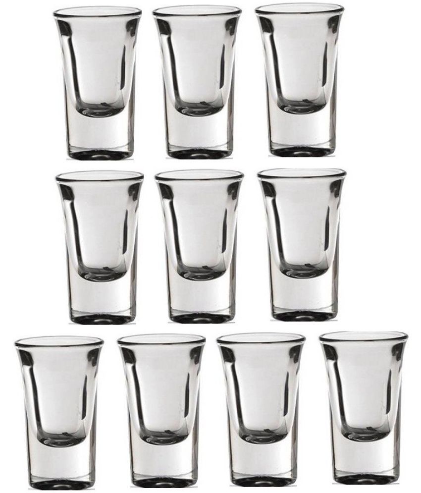     			Somil Shot  Glasses Set,  30 ML - (Pack Of 10)