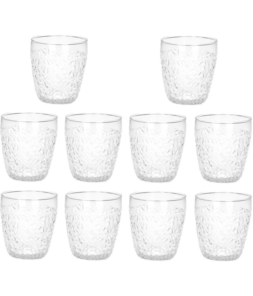     			Somil Water/Juice  Glasses Set,  200 ML - (Pack Of 10)