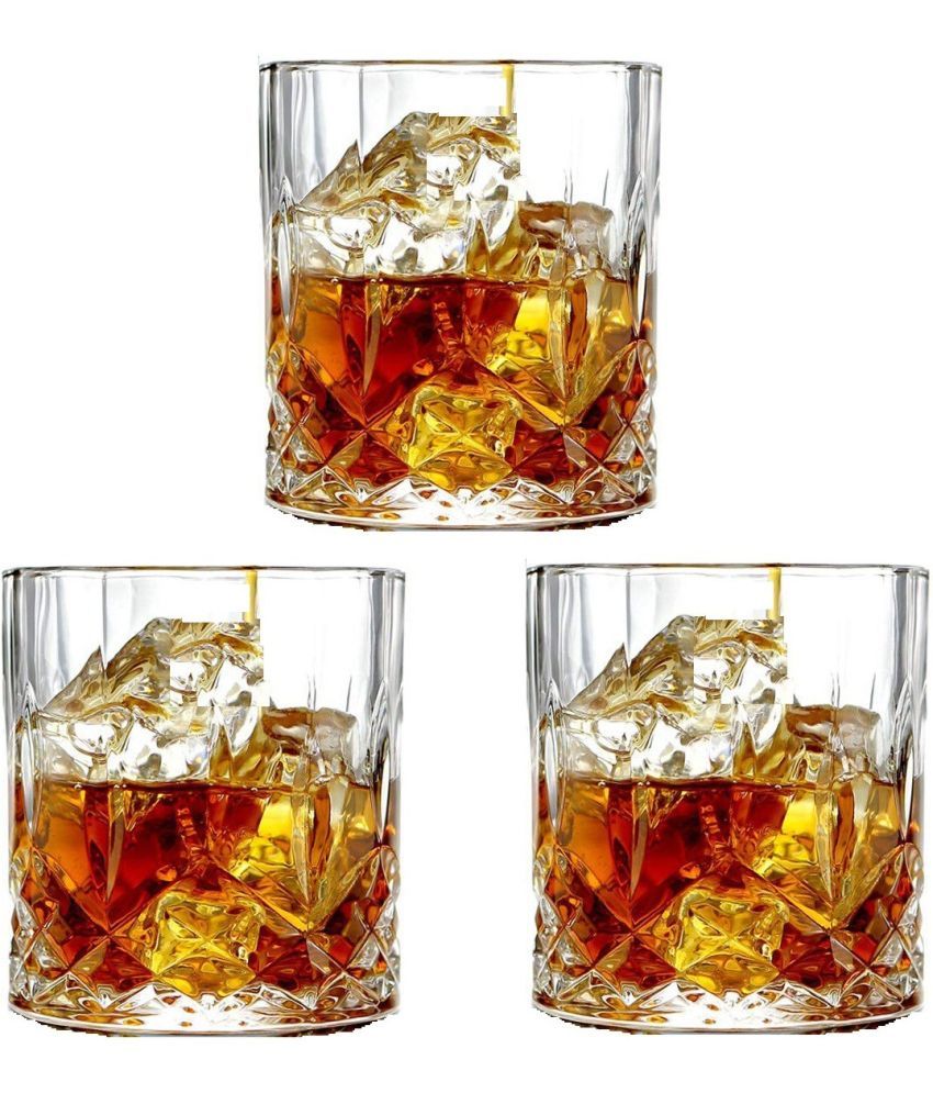     			Somil Whisky  Glasses Set,  200 ML - (Pack Of 3)