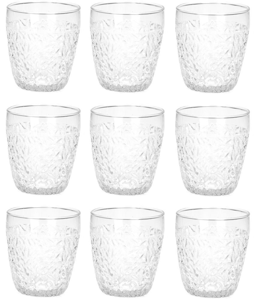     			Somil Water/Juice  Glasses Set,  200 ML - (Pack Of 9)