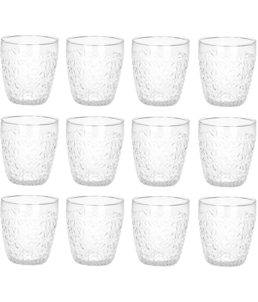     			Somil Water/Juice  Glasses Set,  200 ML - (Pack Of 12)