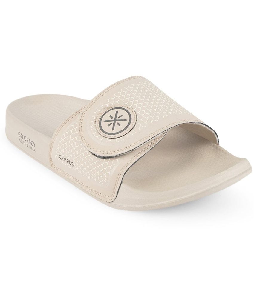     			Campus - Beige Men's Slide Flip Flop