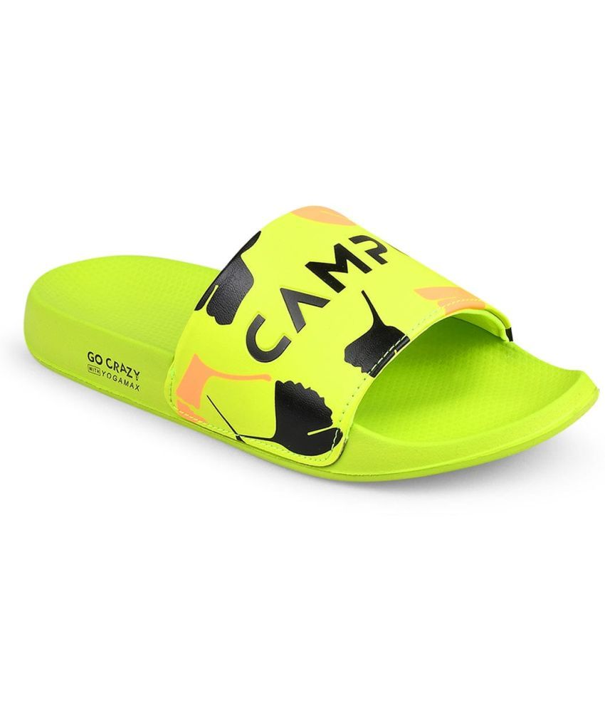     			Campus - Fluorescent Green Men's Slide Flip Flop