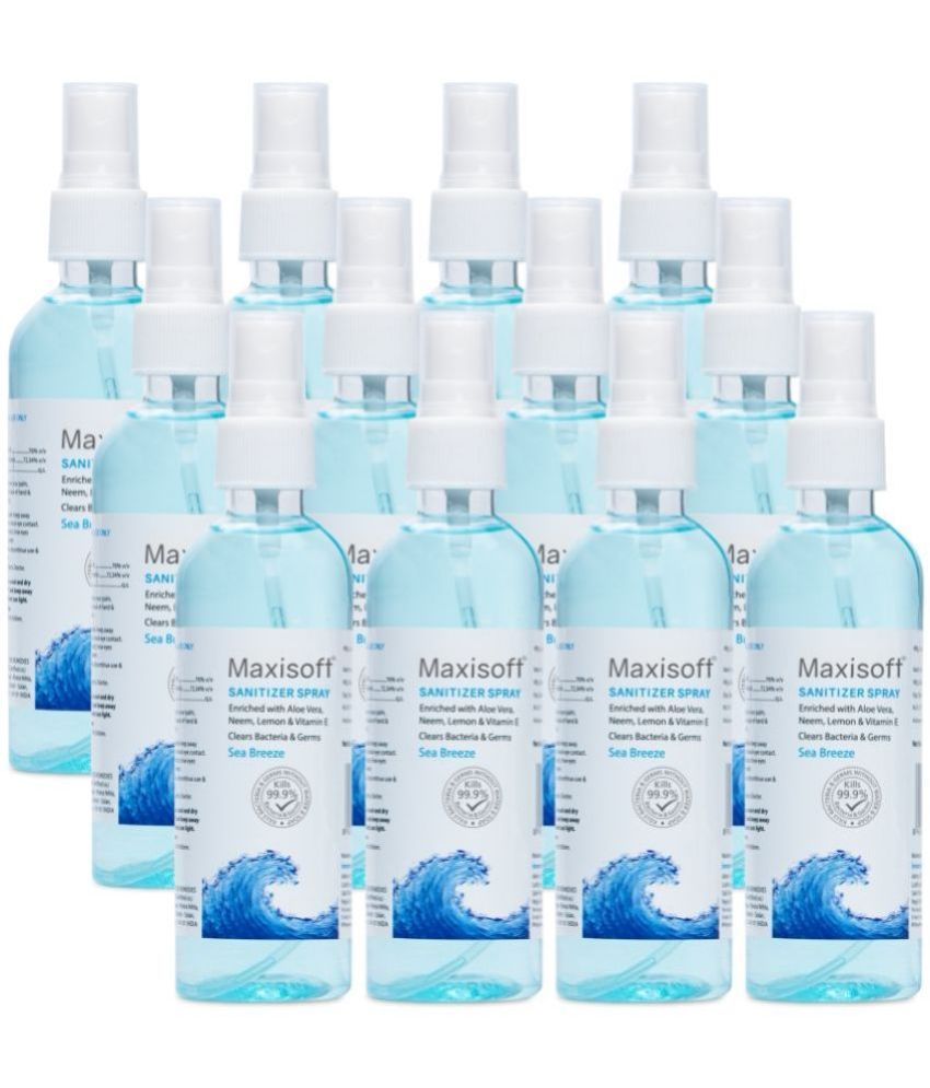     			MAXISOFT - Antibacterial Hand Sanitizer 120 mL ( Pack of 10 )