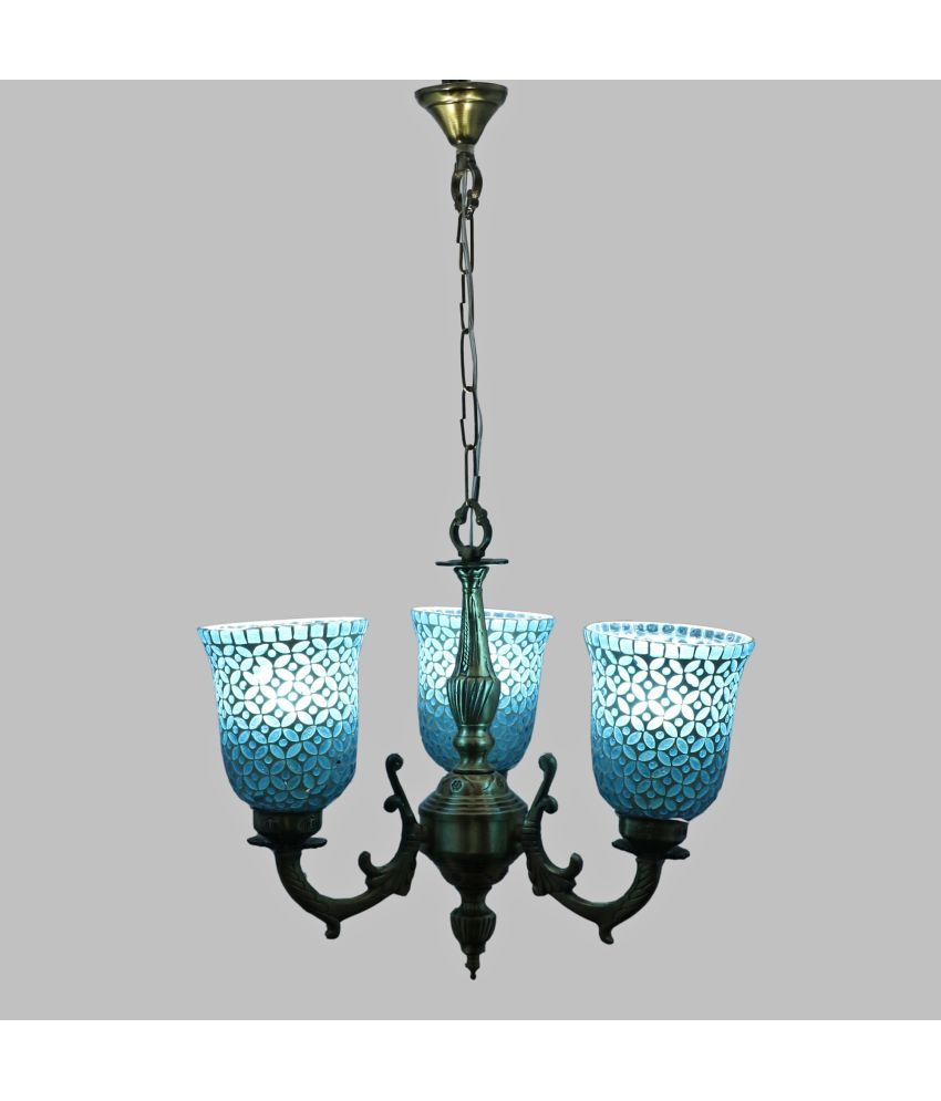     			Somil Glass Chandeliers Pendant Blue - Pack of 1