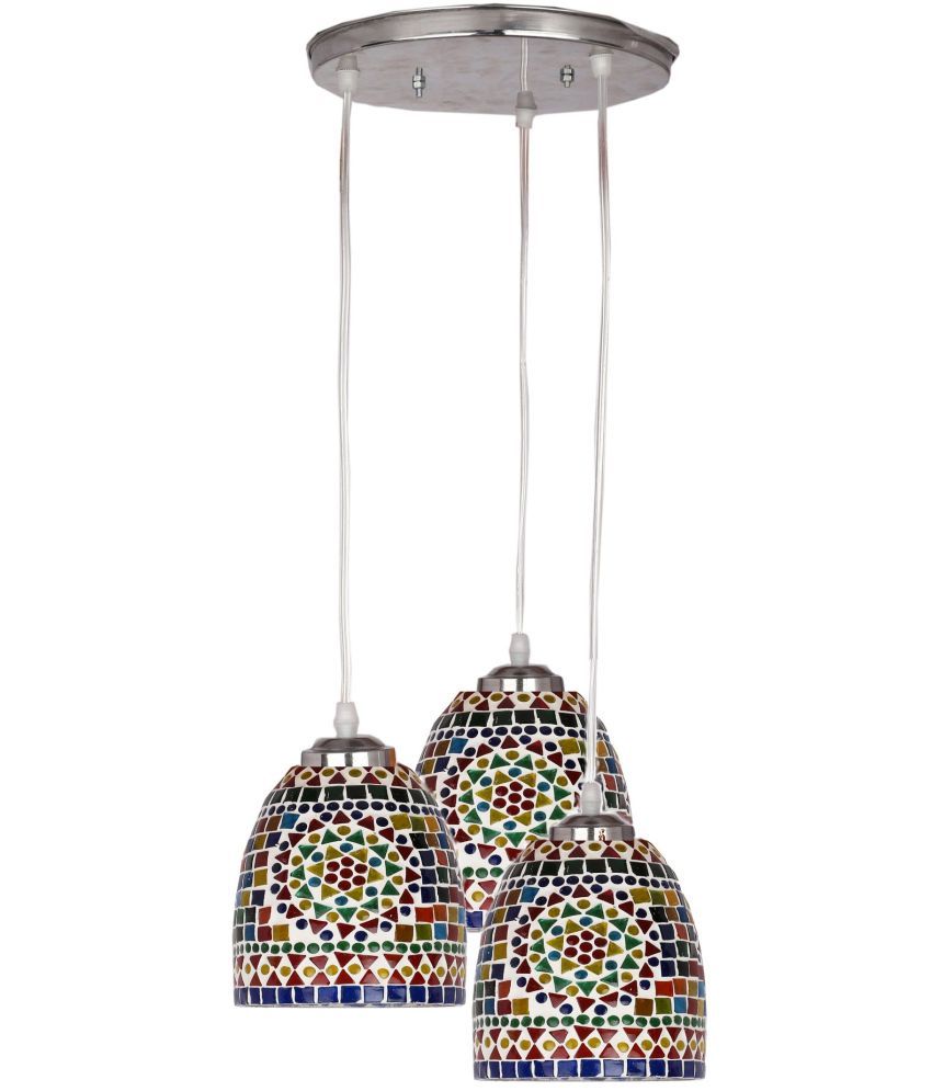     			Somil Glass Chandeliers Pendant Multi - Pack of 1