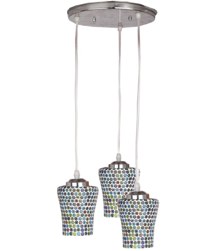     			Somil Glass Chandeliers Pendant Multi - Pack of 1