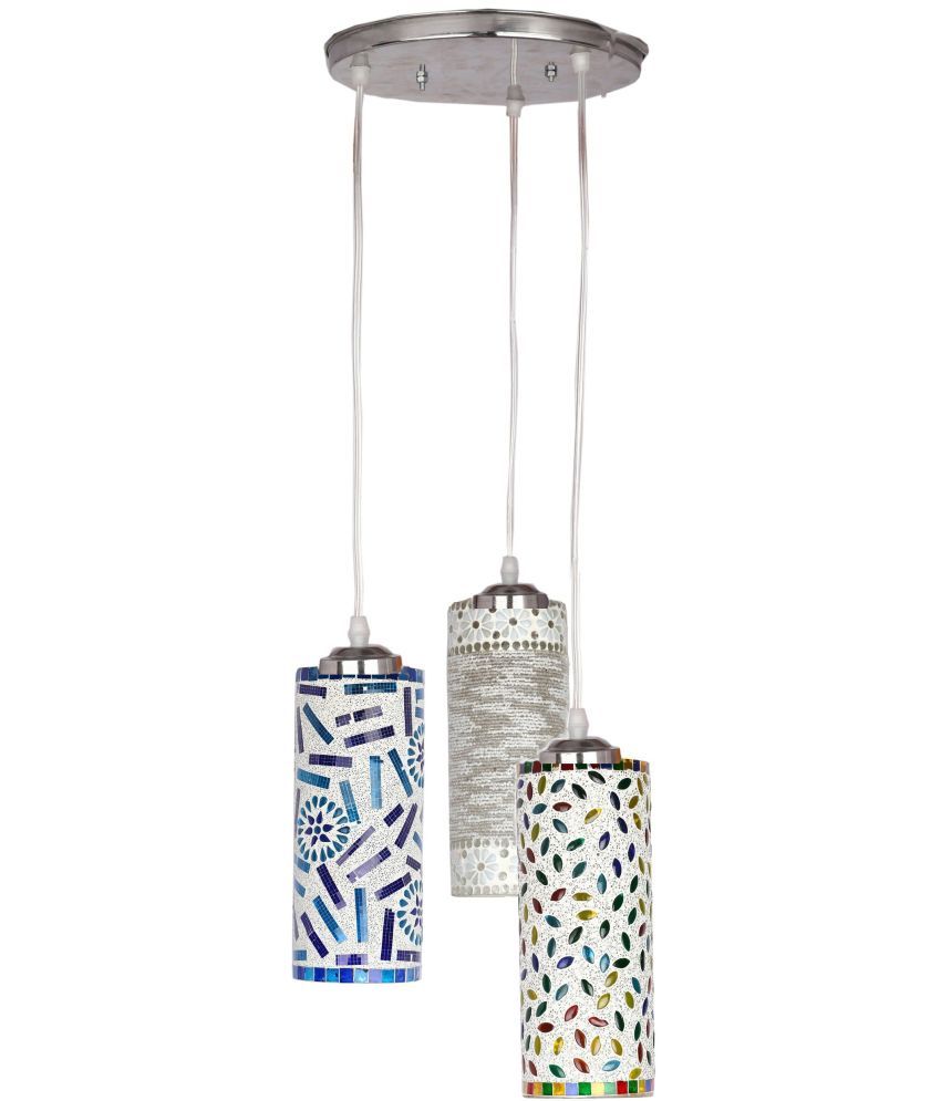     			Somil Glass Chandeliers Pendant Multi - Pack of 1