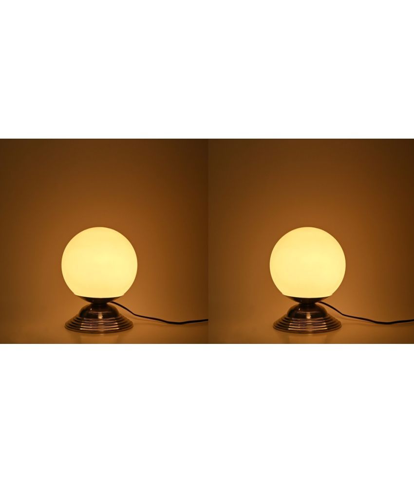     			Somil - White Decorative Table Lamp ( Pack of 2 )