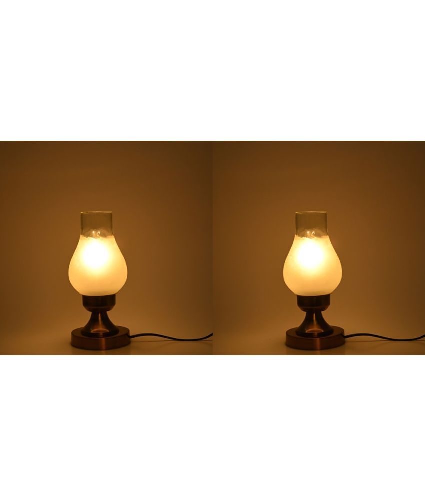     			Somil - White Decorative Table Lamp ( Pack of 2 )