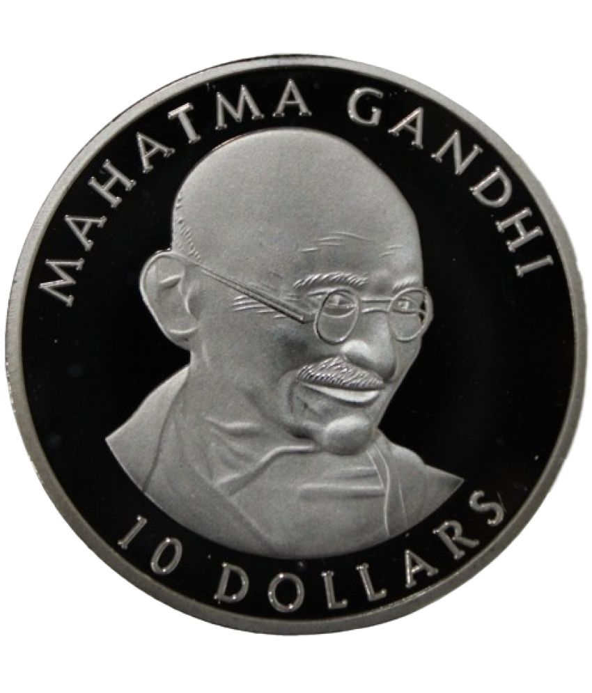     			newWay - 10 Dollars (2002) "Mahatma Gandhi" 1 Numismatic Coins