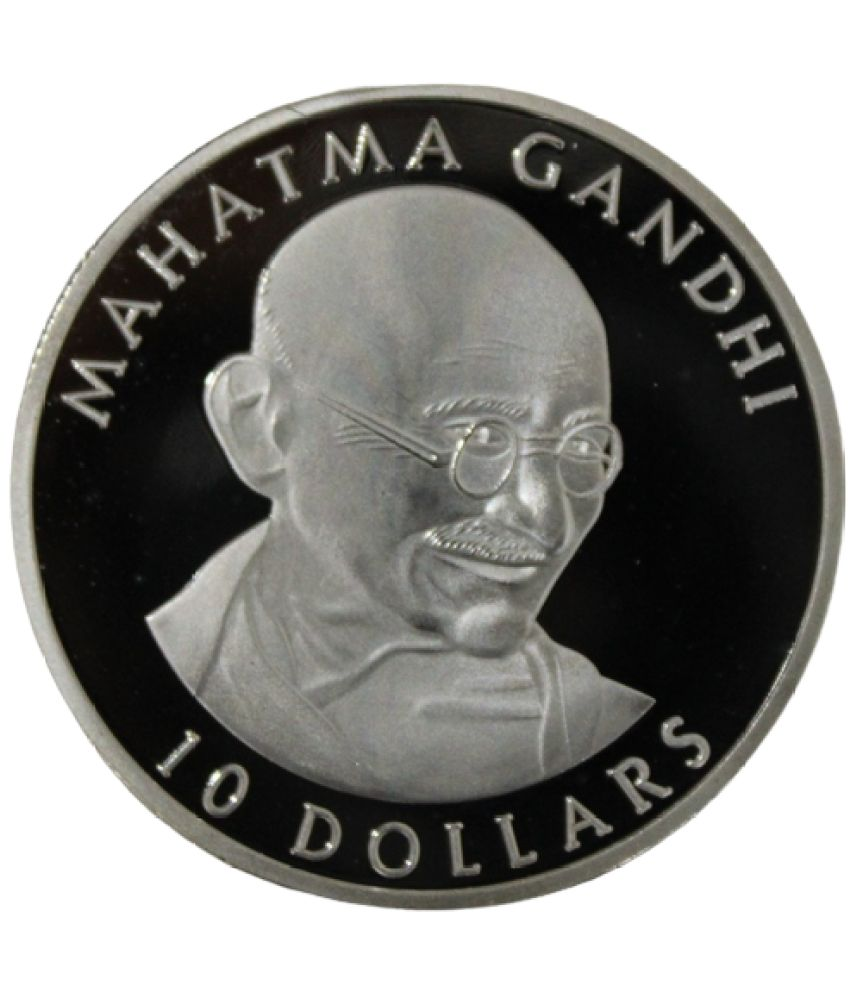     			newWay - 10 Dollars (2002) "Mahatma Gandhi" 1 Numismatic Coins