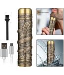 Kemei - PROFESSIONAL Gold Cordless Beard Trimmer With 90 Runtime