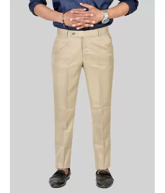Buy VERO LIE Regular Fit Men Pink Trousers Online at desertcartINDIA