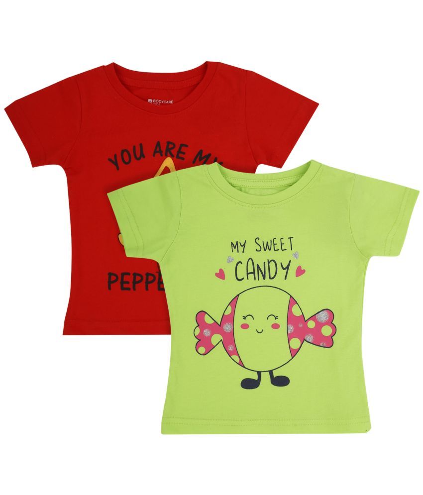     			Bodycare - Green Baby Girl T-Shirt ( Pack of 2 )