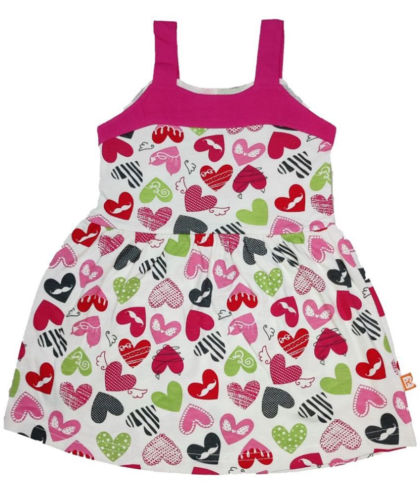     			Bodycare - Multicolor Cotton Blend Baby Girl Frock ( Pack of 1 )