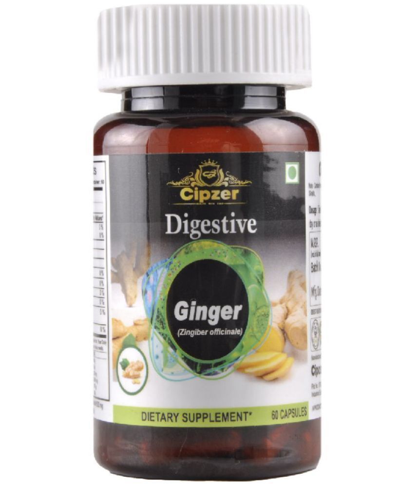     			Cipzer Ginger capsule for Blood Sugar Regulation & Menstrual Pain Relief, 60 Capsules