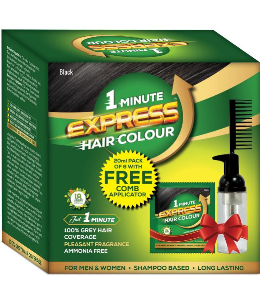     			Express-Hair Colour - Black Ammonia Free Permanent Hair Color 6