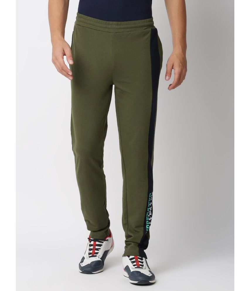     			Fitz - Green Cotton Blend Men's Trackpants ( Pack of 1 )